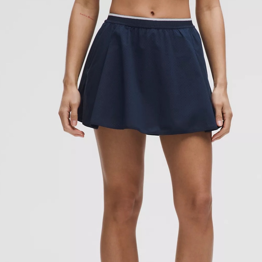 Lululemon Perforated Narrow Waistband Tennis Skirt